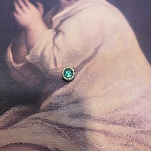 Elegant Blue Gemstone 925 Silver charm